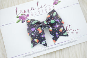 Little Missy Bow || Candy Vegan Leather