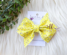 Mya Bow Style || Yellow Diamond Glitter