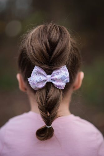 Nea Bow Style || Pink and Purple Snowflakes