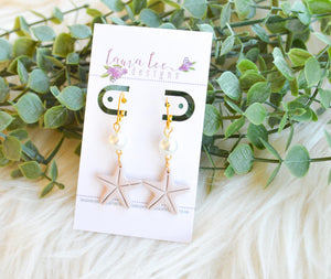 Starfish Clay Earrings