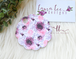Scallop 40oz Cup Topper || Lovely Floral