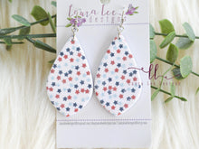 Ursa Clay Earrings || 4th of July Stars