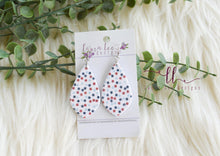 Ursa Clay Earrings || 4th of July Stars