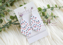 Ursa Clay Earrings || 4th of July Stars