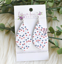 Ursa Clay Earrings || 4th of July Stars