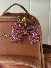 Bow Keychain || Bow Bag Charm || Palace Pink Glitter