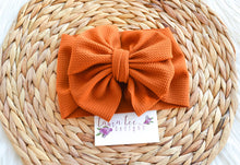 Large Messy Julia Bow Headwrap || Orange