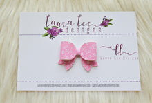 Bitty Style Bow || Tiny Pink Floral