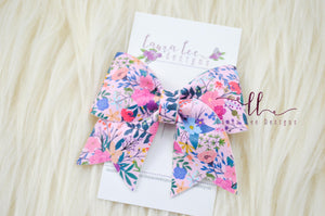 Little Missy Bow || Summer Floral