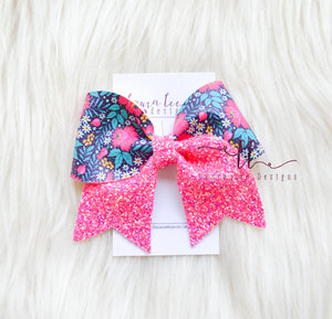 Large Missy Bow || Lush Floral