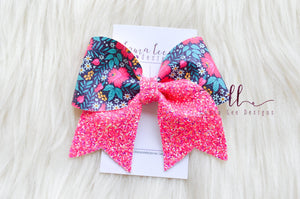 Large Missy Bow || Lush Floral