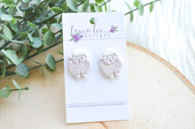 Clay Earrings || Sheep Studs