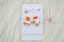 Itty Bitty Style Bow || Jack O Lanterns