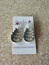 Clay Earrings || Vintage Dish Stacks || Made to Order