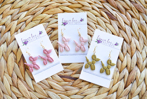 Balloon Dog Clay Earrings || You Choose Color || Made to Order