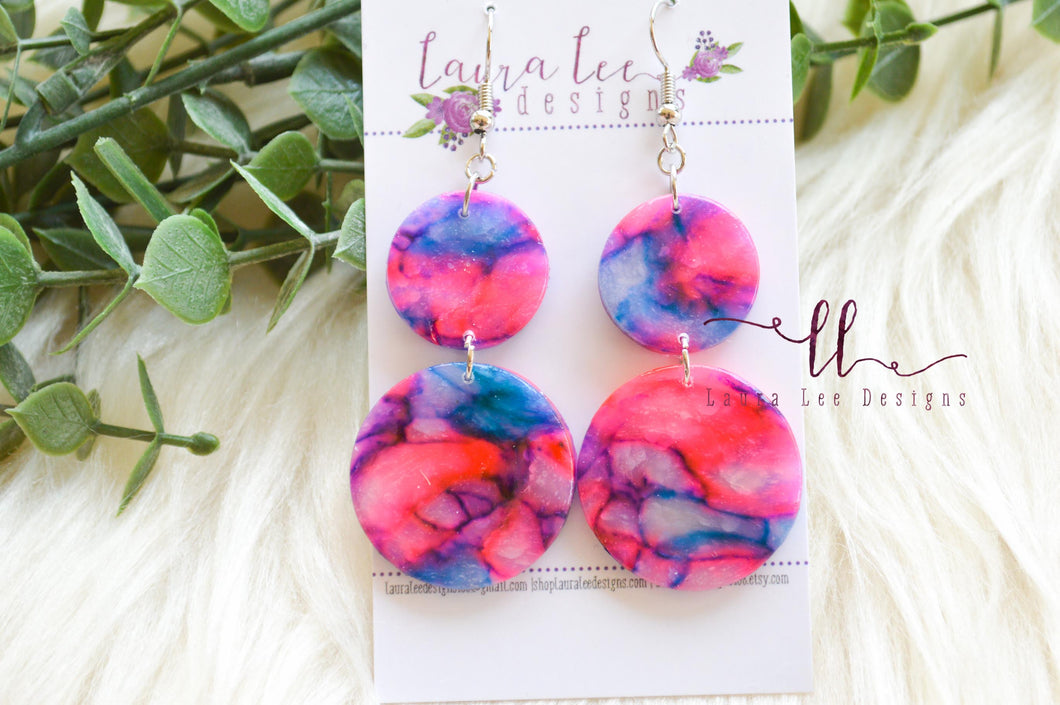 Benley Clay Earrings || Colorful Summer
