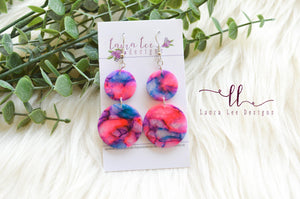 Benley Clay Earrings || Colorful Summer