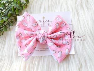 Large Julia Bow Style Bow || Bunnies