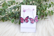 Butterfly Clay Earrings || Monarch