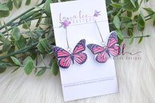 Butterfly Clay Earrings || Monarch