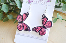 Butterfly Clay Earrings || Monarch