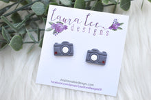 Clay Stud Earrings || Cameras