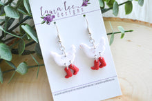 Chickens Clay Earrings || Chickens in Boots