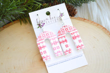 Large Nova Arch Clay Earrings || Christmas Sweater
