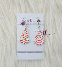 Christmas Tree Clay Earrings || Christmas Tree Snack