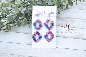 Frankie Clay Earrings || Colorful