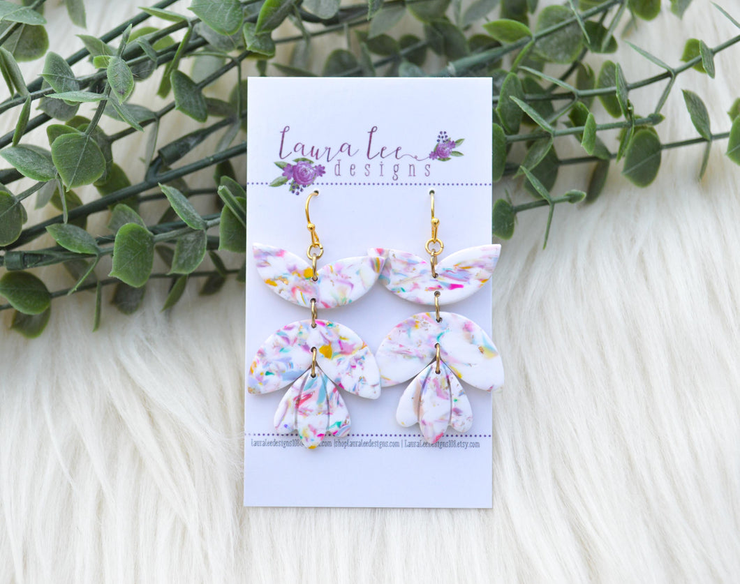 Lola Style Clay Earrings || Colorful