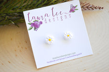 Clay Stud Earrings || Daisy || Made to Order