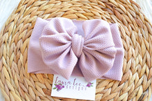 Large Messy Julia Bow Headwrap || Dusty Lavender