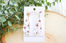 Shiloh Clay Earrings || Fall Floral