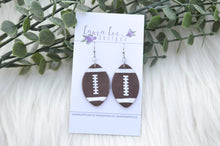 Clay Earrings || Football