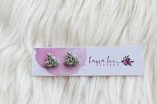 Clay Stud Earrings || Frog || Made to Order