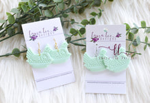 Clay Earrings || Hen on Nest Jadeite || Made to Order
