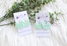 Clay Earrings || Hen on Nest Jadeite || Made to Order