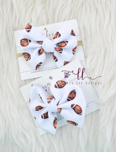 Large Julia Messy Bow Style Bow || Football