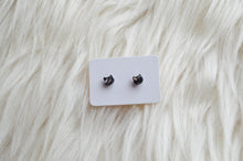 Mini Cat Clay Stud Earrings || Tortie