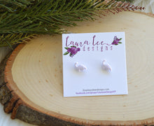 Mini Dinosaur Clay Stud Earrings || Brontosaurus || Made to Order || You Choose Color