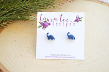 Mini Dinosaur Clay Stud Earrings || Brontosaurus || Made to Order || You Choose Color