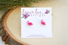 Mini Dinosaur Clay Stud Earrings || Brontosaurus || Made to Order || You Choose Color