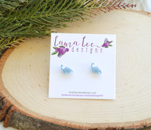 Mini Dinosaur Clay Stud Earrings || Brontosaurus || Made to Order || You Choose Color