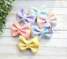 Mini Millie Bow Style || Glitter Lace || You Choose Color