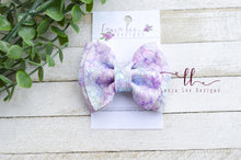 Mini Millie Bow Style || Glitter Lace || You Choose Color