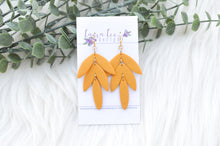Cassie Clay Earrings || Mustard Yellow || Made to Order