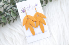 Cassie Clay Earrings || Mustard Yellow || Made to Order