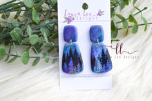 Skinny Hope Clay Earrings || Northern Lights