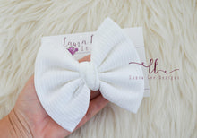 Large Julia Bow Style Bow || Off White || Made to Order